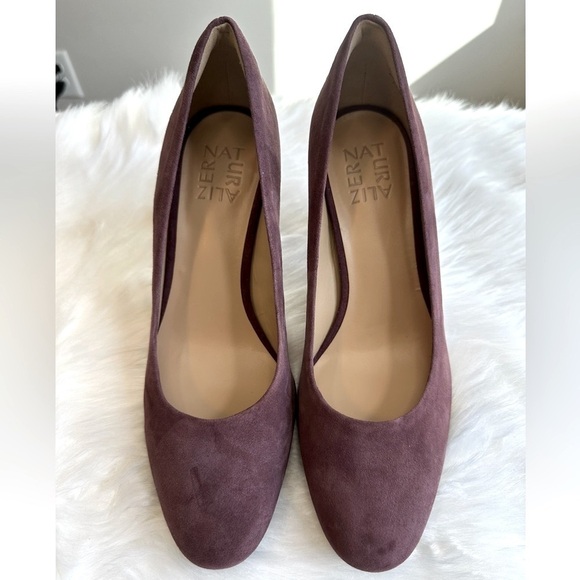 Naturalizer Women’s Gloria Suede Pump Heels Shoes in Huckleberry Size 7.5 NWOB - Picture 2 of 16